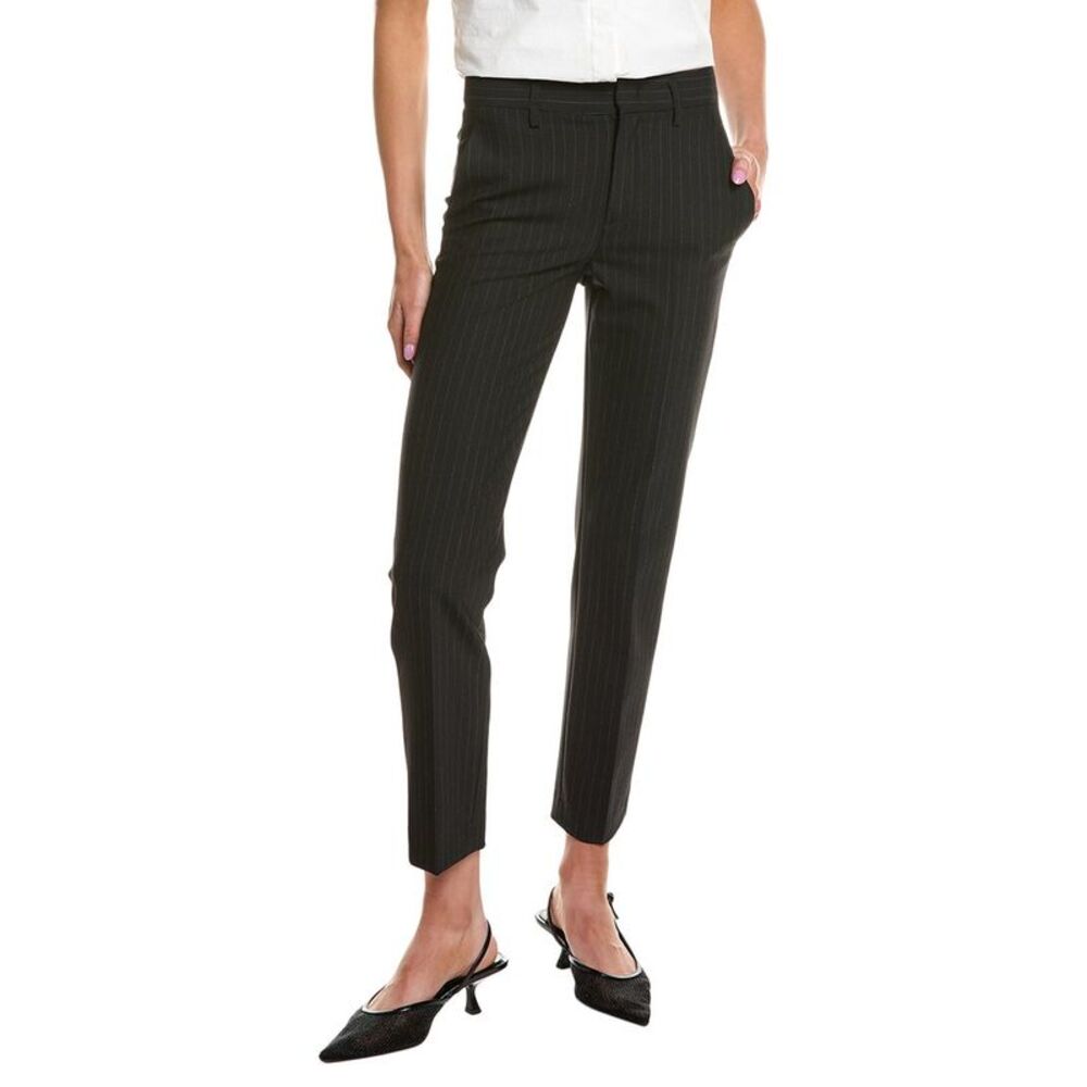 Red Valentino Womens  Wool-Blend Pant, Black